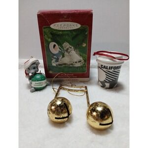 Starbucks Christmas 2015 Ca. Tumbler & Christmas Mouse ++ Random Ornament Lot